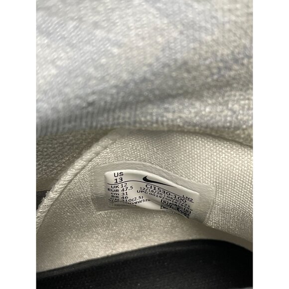 NIKE ALPHA MENACE ELITE 2 FOOTBALL CLEATS MENS SIZE 13 CI1530-100 WHITE BLACK - Picture 7 of 8